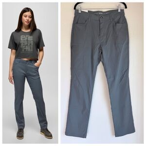 NEW prAna Women's Stretch Zion Halle Hiking Pants in Thundercloud Blue Gray Sz 6